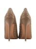faina Damen Pumps Mit Nieten in Kamel