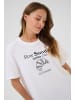 Kaffe T-Shirt kurzarm KAelly Loose fit in Optical White