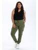 KAFFE curve Casual Hose KCsine in Grape Leaf