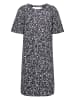 Zero  Blusenkleid mit Blumenprint in Dark Blue/Cream