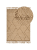Beliani Geflochtener Teppich HANDERE in Beige - (W) 200 x (L) 300 cm