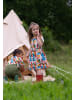 Little Green Radicals Button Through Short Sleeve Dress in Bunt