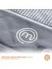 MasterChef 6 tlg. Set Küchentextilien-Set 3-tlg+ 3-tlg Küchenmesser Set in Grau
