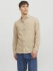 Jack & Jones Langarmhemd in oatmeal