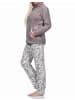 NORMANN Hausanzug Homewear Coralfleece Animal Look - 76690 in braun