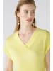 Oui T-Shirt 100% Leinen in yellow