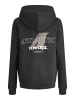 JACK & JONES Junior Hoodie 'Tier Print' in schwarz