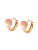 faina Women Huggie Earrings in Rose Gold