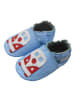 Bemesu Baby Krabbelschuhe aus Leder, weiche Lauflernschuhe mit rutschfester Sohle 