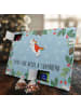 Mr. & Mrs. Panda Tee Adventskalender Einhorn Super mit Spruch in Eisblau