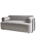 Beliani 2-Sitzer Sofa ELVA in Grau/Schwarz - (W) 170 x (H) 74 x (L) 100 cm