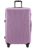 suitline Großer Reisekoffer Trolley erweiterbar XL Koffer 4 Rollen TSA 110 L in Flieder