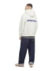 Jack & Jones Sweatshirt JCOUNION PRINT SWEAT HOOD in Beige