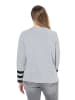 LAURASØN Sweatshirt in grau melange