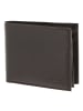oxmox Leather Geldbörse RFID Schutz Leder 10 cm in braun-freedom fish