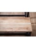 FineBuy Sitzbänk in Braun / Akazie / 160x40x45