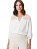 Zero  Bluse mit Spitze in Offwhite