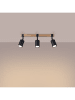 Nice Lamps Plafond SINOPE 3 Schwarz H 117
