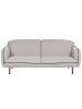 Beliani 3-Sitzer Sofa TONSBERG in Grau/Schwarz - (W) 198 x (H) 78 x (L) 85 cm