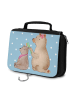 Mr. & Mrs. Panda Schminktasche Bär Kind ohne Spruch in Blau Pastell