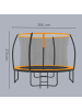 SONGMICS Trampolin Saul in Schwarz-Orange - Ø366 cm