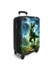 NoBoringSuitCases Suitcase, Koffer, Reisekoffer T-Rex grün blau