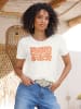 Heine T-Shirt in ecru-papaya