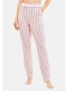 Rösch Schlafanzug Hose Basic in Rose stripe