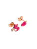 myMo Women Earrings in Rose Gold Pink