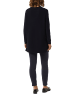 comma Strickpullover langarm in Blau