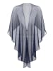 Vera Mont Cape im Glitzer-Look in Blue/Black