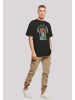 F4NT4STIC Heavy Oversize T-Shirt Rick und Morty in schwarz