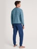 Calida Pyjama in pottery blue