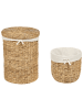 Beliani 2er-Set Wäschekörbe DANANG in /Beige