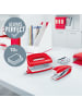 Leitz Schreibtisch-Set Nexxt Wow Heftgerät+Locher rot