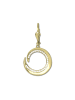 GoldDream Echtgold, 333er Gelbgold Damen Ohrhänger Spirale Ohrring ca. 33mm