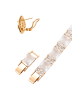 faina Women Jewelry Set in rose gold white