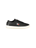 Tommy Hilfiger Schwarze Polyurethan-Sneaker