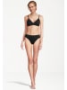 Conta Midi Slip Feinripp in Schwarz / weiß