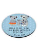 Mr. & Mrs. Panda magnet Koala Familie mit Spruch in Blau Pastell