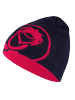 Trollkids Wendemütze Beanie "Trollfjord" in Marineblau / Magenta