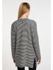 DreiMaster Maritim Damen Cardigan in Wollweiss Schwarz
