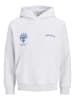 JACK & JONES Junior Kapuzensweatshirt Hoodie Tradition in white melange