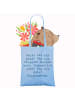 Mr. & Mrs. Panda Uni Tasche Spruch Tragetasche Shoppen mit Spruch in Sky Blue