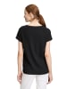 Betty Barclay Basic Shirt mit V-Ausschnitt in Schwarz