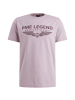 PME Legend T-Shirt SHORT SLEEVE R-NECK LOGO CARRIER in Lila