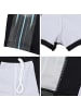 Aquarti Aquarti Herren Badehose Kurz Sportlich Streifen in schwarz/blau