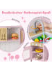 COSTWAY Kinderküche mit Zubehör in Rosa