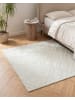 Beliani Kurzflor KEVIREL in Weiß - (W) 160 x (L) 160 cm