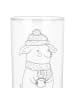 Mr. & Mrs. Panda Glas Schwein Glühwein mit Spruch in Transparent